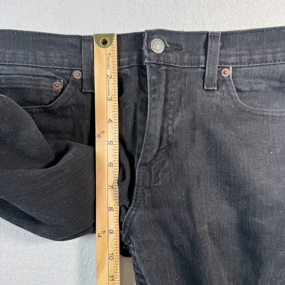 Levis Jeans Mens 30 Black 511 Slim Straight Mid Rise Stretch - Picture 8 of 12
